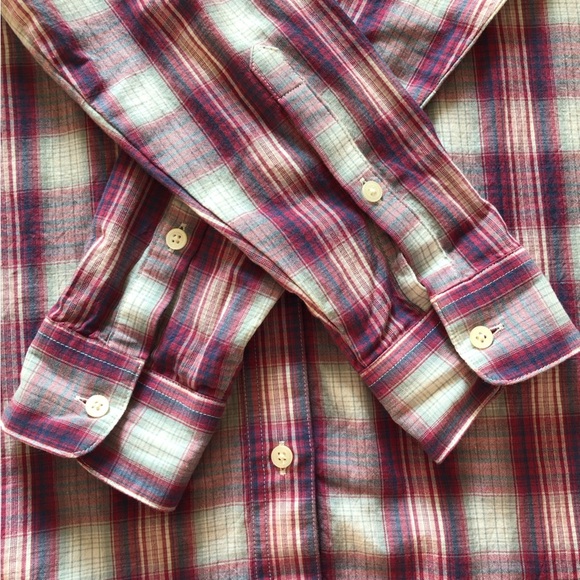 Madewell Cotton Plaid Button Up Long Shirt Size XS - Picture 6 of 11